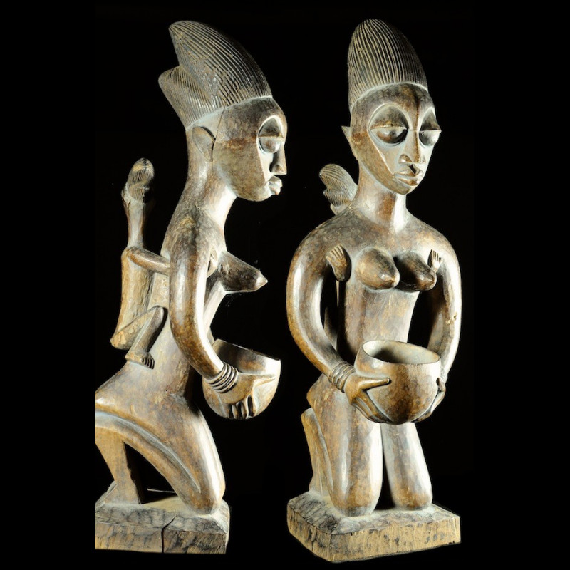 Maternite porteuse de coupe - Agere / Yoruba - Benin - Oracle Fa