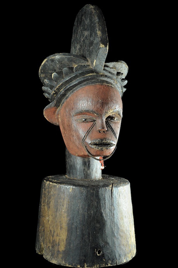 Statue couvercle reliquaire - Mbete / Ambete - Gabon - Reliquaire africain