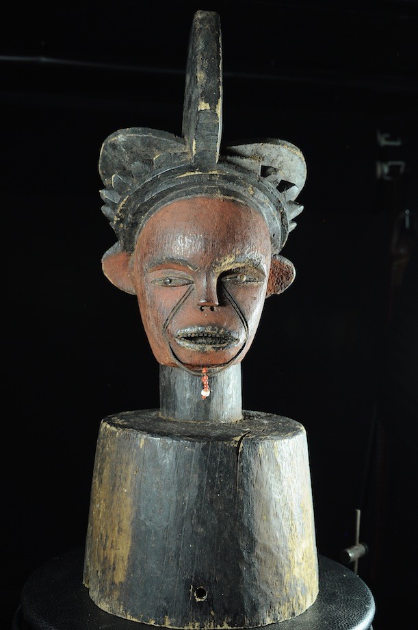 Statue couvercle reliquaire - Mbete / Ambete - Gabon - Reliquaire africain