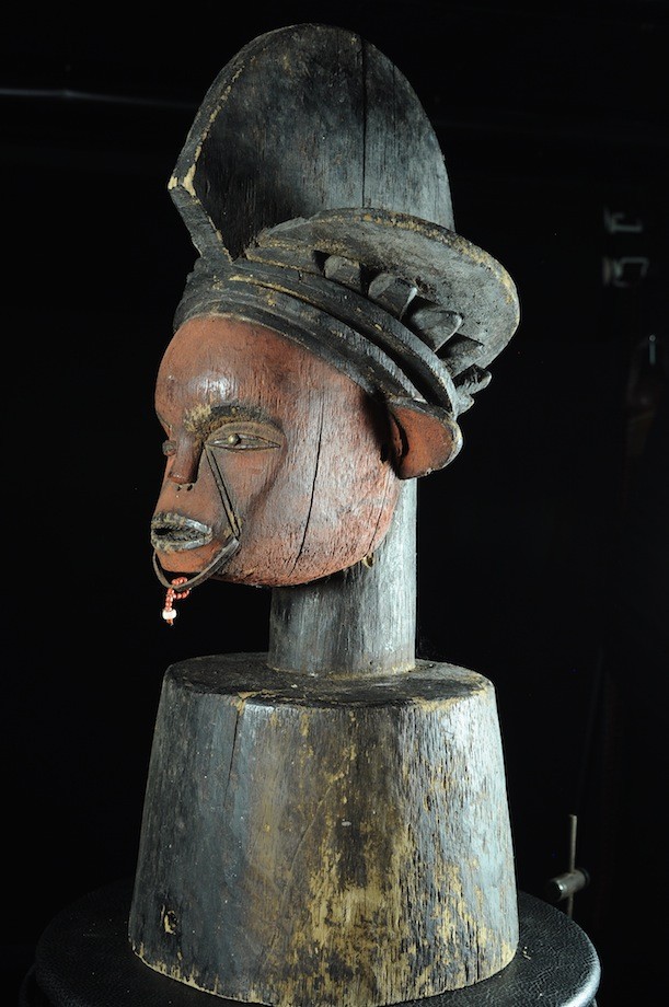 Statue couvercle reliquaire - Mbete / Ambete - Gabon - Reliquaire africain