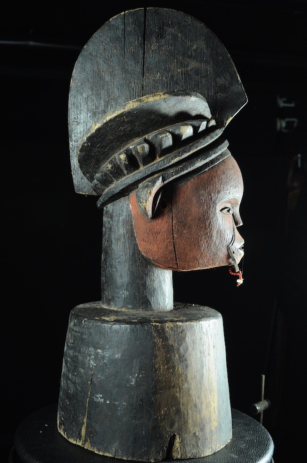 Statue couvercle reliquaire - Mbete / Ambete - Gabon - Reliquaire africain