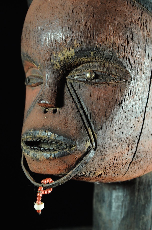 Statue couvercle reliquaire - Mbete / Ambete - Gabon - Reliquaire africain
