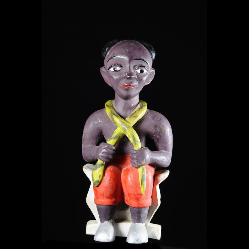 Effigie Lwa Vodun polychrome - Togo - Bénin