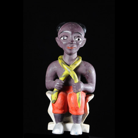 Effigie Lwa Vodun polychrome - Togo - Bénin