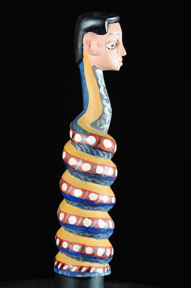 Effigie Lwa Dan Anydohoédo Vodun polychrome - Togo - Bénin