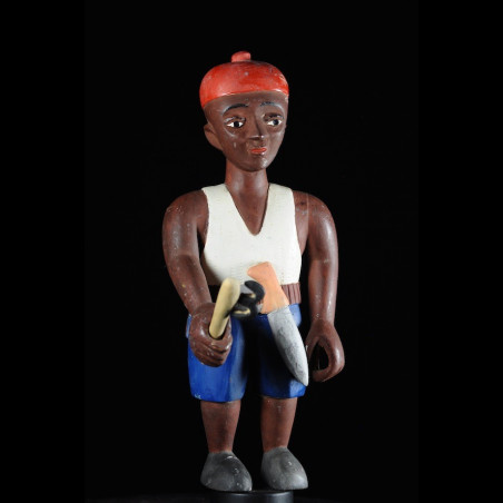 Effigie Lwa Dagbanou Vodun polychrome - Togo - Bénin