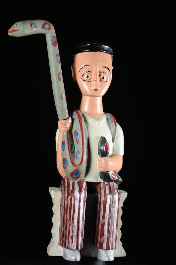 Effigie Lwa Vodun polychrome - Togo - Bénin