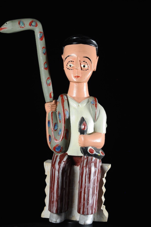 Effigie Lwa Vodun polychrome - Togo - Bénin