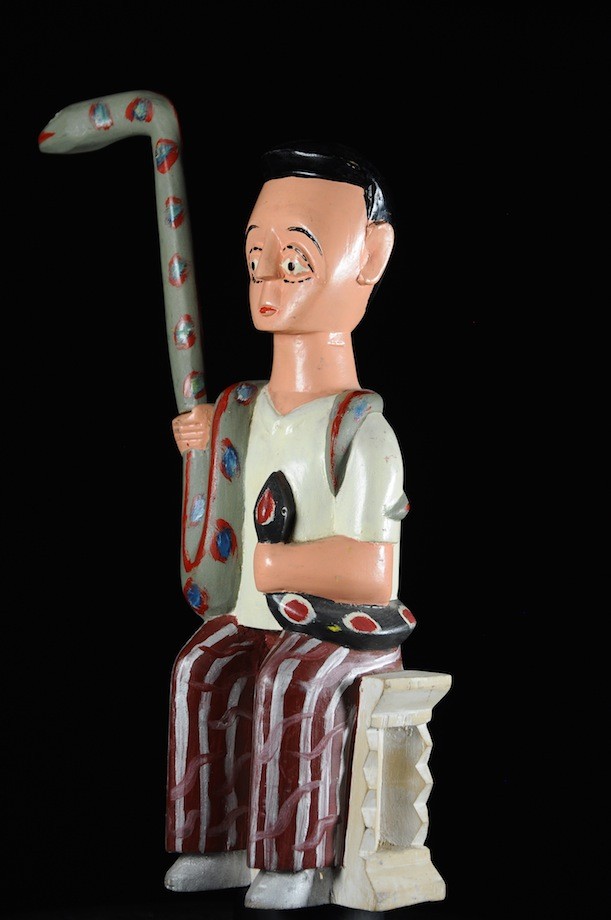 Effigie Lwa Vodun polychrome - Togo - Bénin
