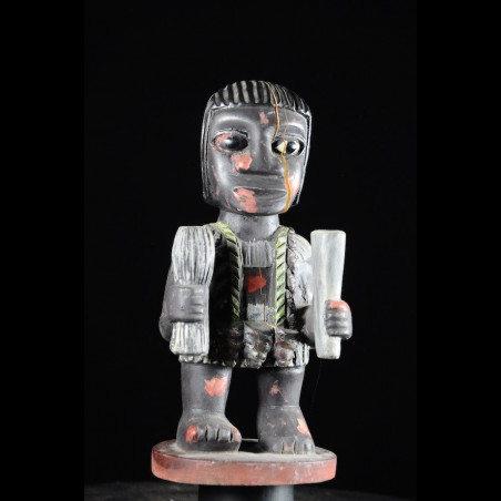 Effigie Lwa Guéléouia Vodun polychrome - Togo - Bénin