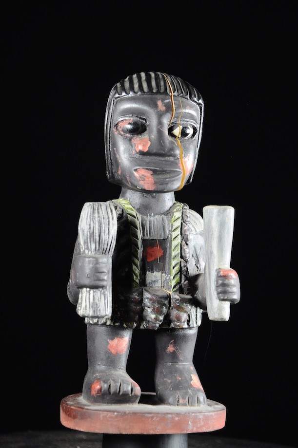 Effigie Lwa Sakpata Vodun polychrome - Togo - Bénin
