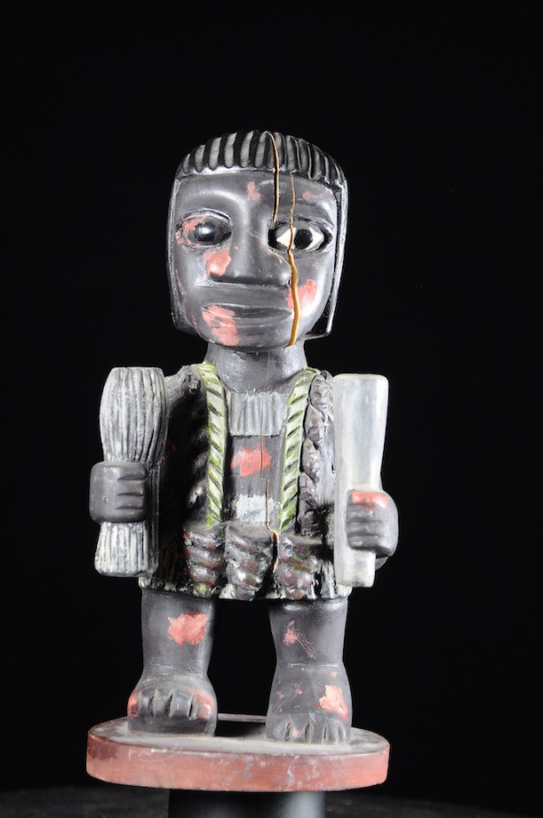 Effigie Lwa Sakpata Vodun polychrome - Togo - Bénin