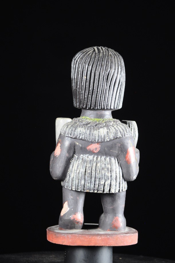 Effigie Lwa Sakpata Vodun polychrome - Togo - Bénin