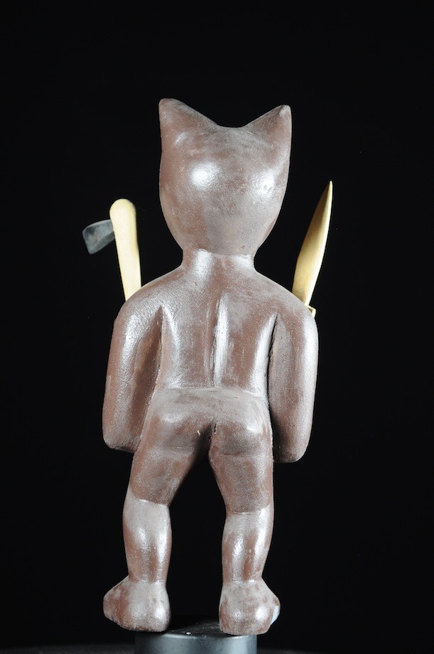 Effigie Lwa Chien Vodun polychrome - Togo - Bénin