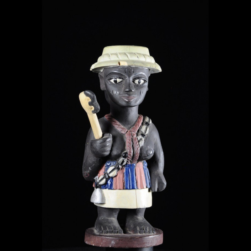 Effigie Lwa Chien Vodun polychrome - Togo - Bénin