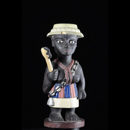 Effigie Lwa Chien Vodun polychrome - Togo - Bénin