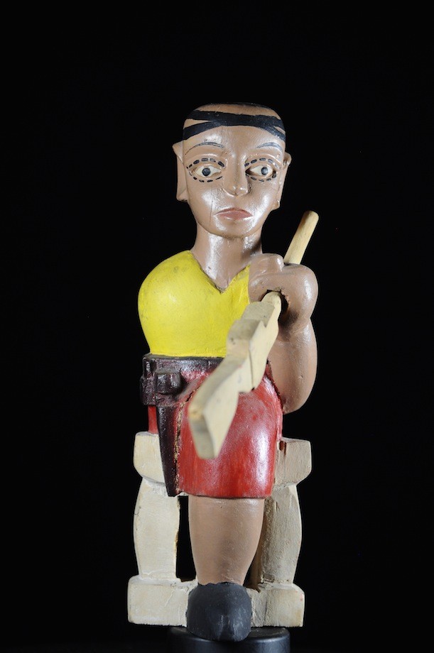 Effigie Lwa Aziza Vodun polychrome - Togo - Bénin
