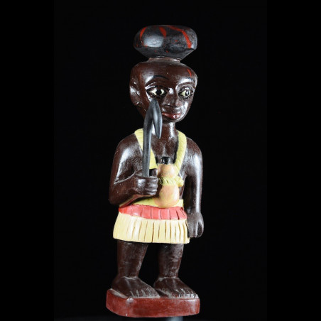 Effigie Lwa Aziza Vodun polychrome - Togo - Bénin