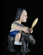 Effigie Lwa Koundé Vodun polychrome - Togo - Bénin
