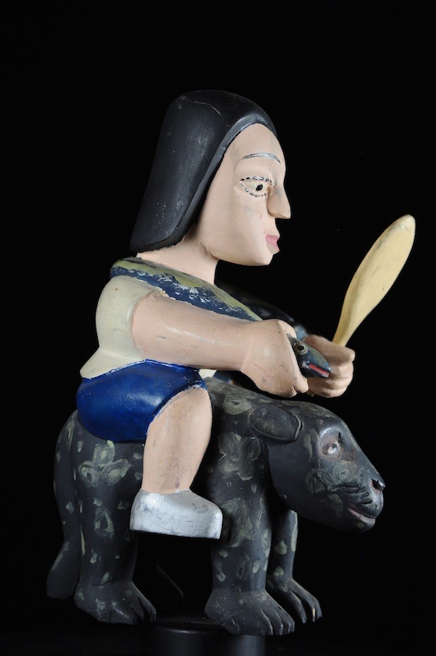 Effigie Lwa Vodun polychrome - Togo - Bénin