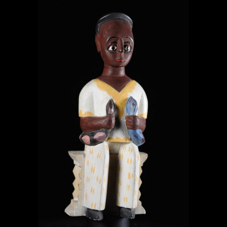Effigie Lwa Vodun polychrome - Togo - Bénin