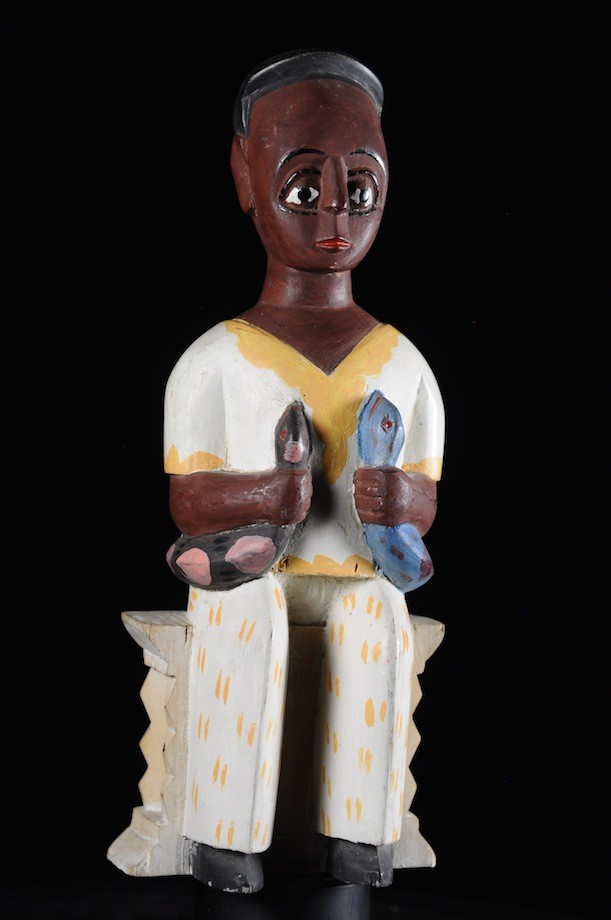 Effigie Lwa Vodun polychrome - Togo - Bénin