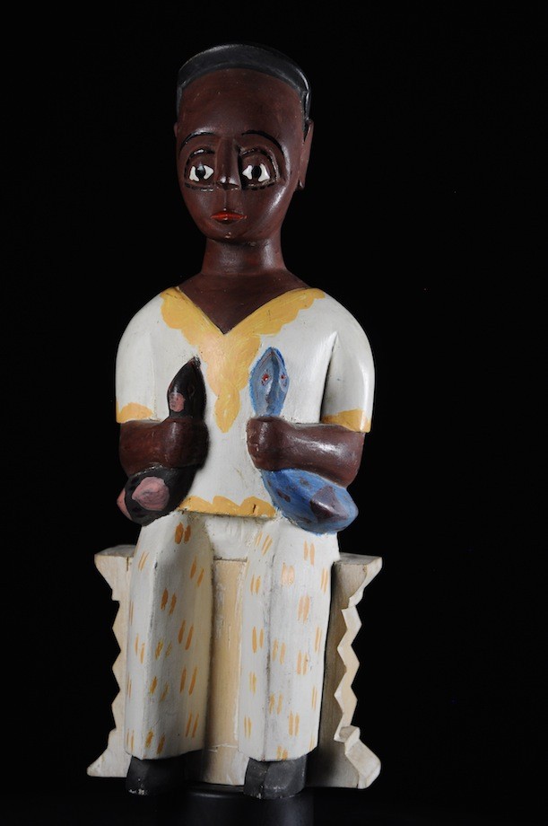 Effigie Lwa Vodun polychrome - Togo - Bénin