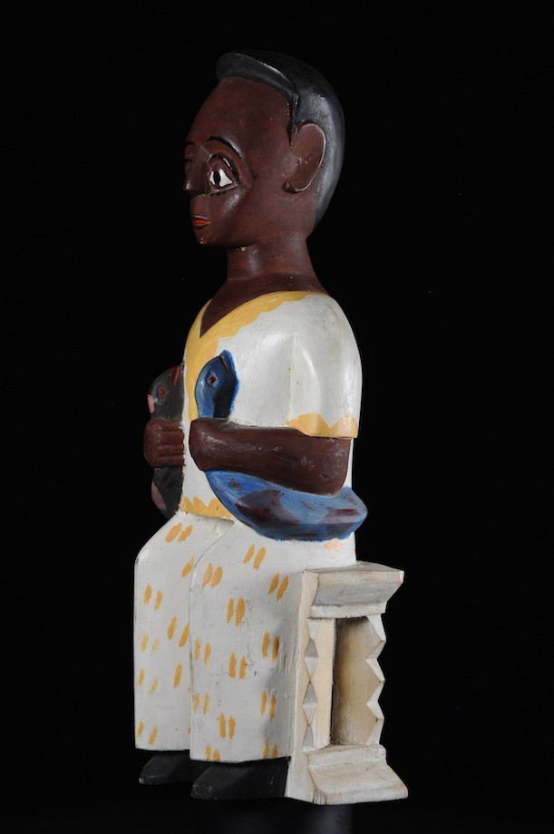 Effigie Lwa Vodun polychrome - Togo - Bénin