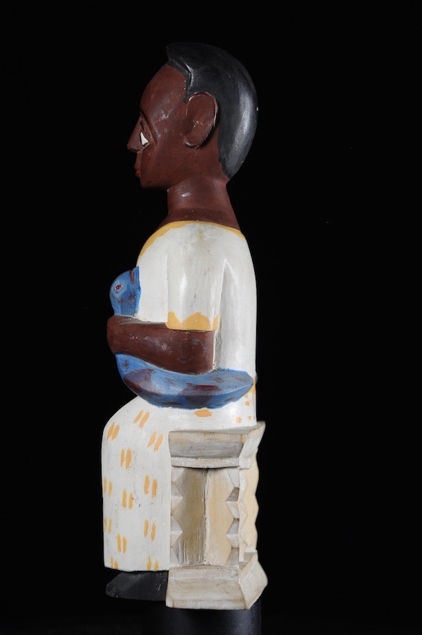 Effigie Lwa Vodun polychrome - Togo - Bénin