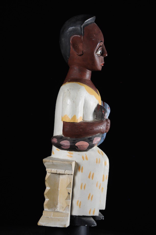 Effigie Lwa Vodun polychrome - Togo - Bénin