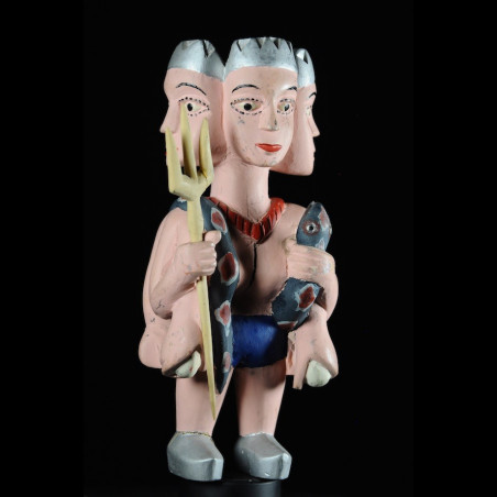 Effigie Lwa Vodun polychrome - Togo - Bénin