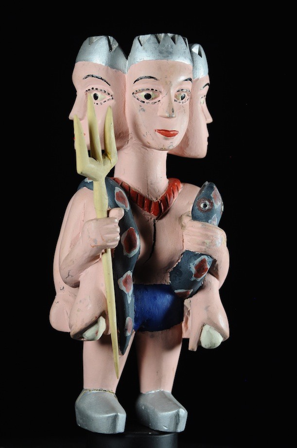 Effigie Lwa Mami Densou Vodun polychrome - Togo - Bénin