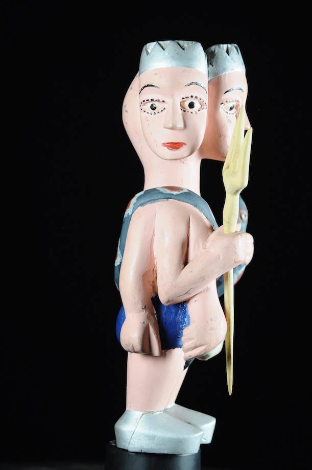 Effigie Lwa Mami Densou Vodun polychrome - Togo - Bénin