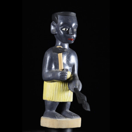 Effigie Lwa Mami Densou Vodun polychrome - Togo - Bénin