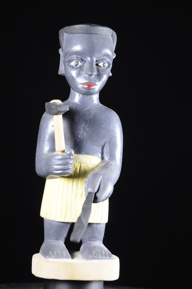 Effigie Lwa Forgeron Vodun polychrome - Togo - Bénin