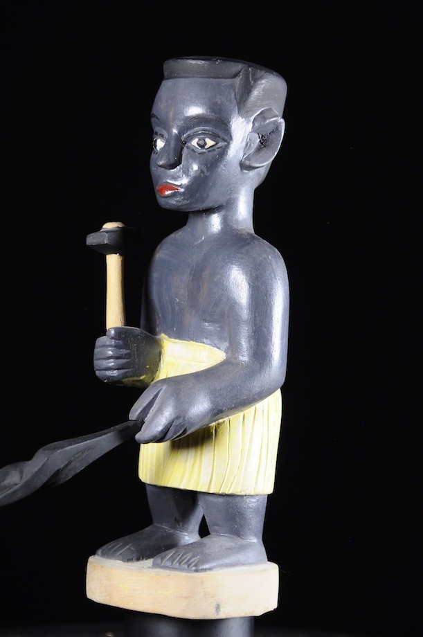 Effigie Lwa Forgeron Vodun polychrome - Togo - Bénin