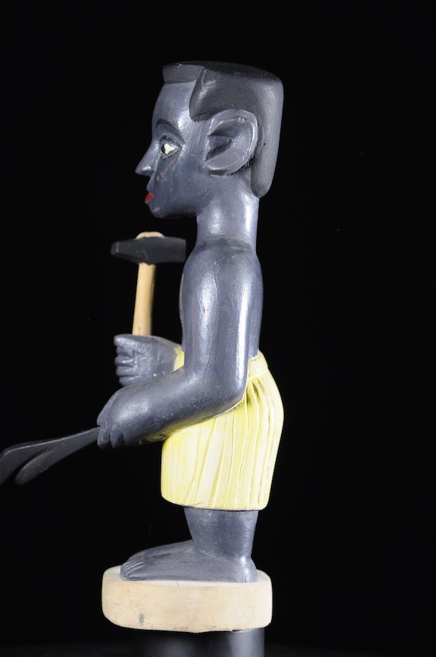 Effigie Lwa Forgeron Vodun polychrome - Togo - Bénin