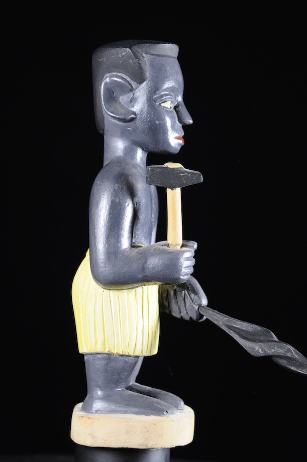 Effigie Lwa Forgeron Vodun polychrome - Togo - Bénin