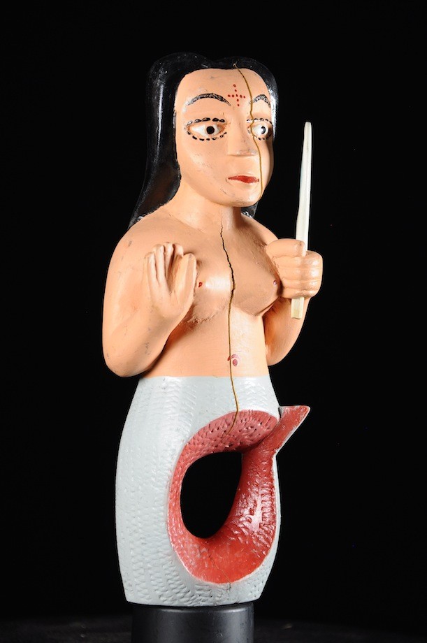 Effigie Lwa Mami Wata Vodun polychrome - Togo - Bénin