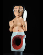 Effigie Lwa Vodun polychrome - Togo - Bénin