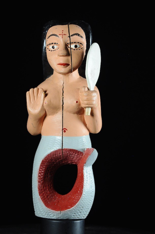 Effigie Lwa Mami Wata Vodun polychrome - Togo - Bénin