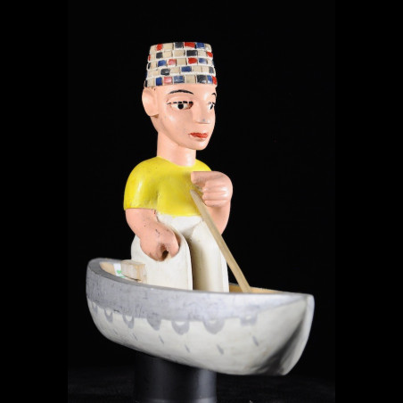 Effigie Lwa Mami Wata Vodun polychrome - Togo - Bénin