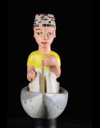 Effigie Lwa Mami Wata Vodun polychrome - Togo - Bénin