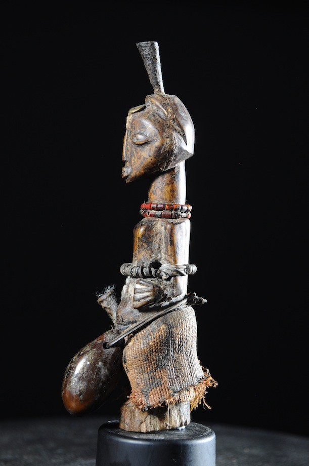 Amulette nkishi de feticheur - Songye - RDC Zaire