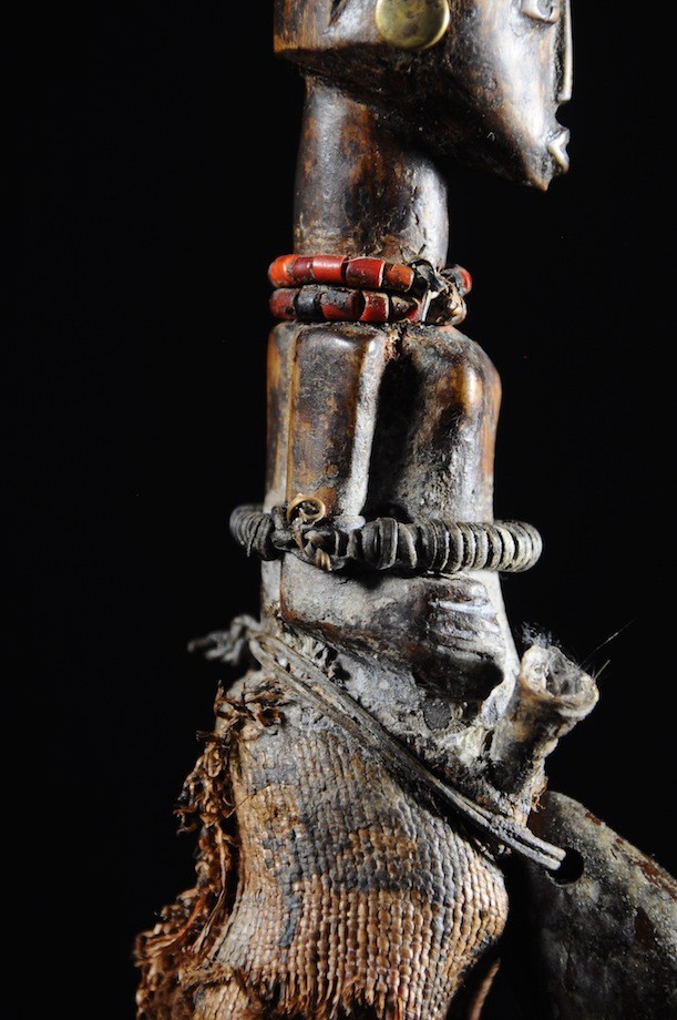 Amulette nkishi de feticheur - Songye - RDC Zaire