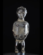 Statue masculine epoux mystique blolo bian - Baoule - Cote D'Ivoire