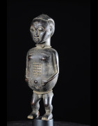 Statue masculine epoux mystique blolo bian - Baoule - Cote D'Ivoire