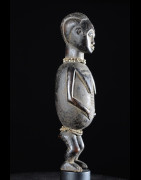 Statue masculine epoux mystique blolo bian - Baoule - Cote D'Ivoire