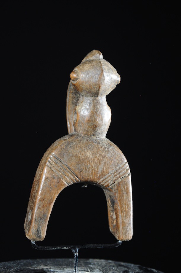 Etrier de poulie a tisser calao - Senoufo - Côte d'Ivoire