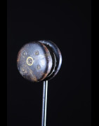 Labret en bois et metal - Dinka / Pokot - Soudan / Ethiopie